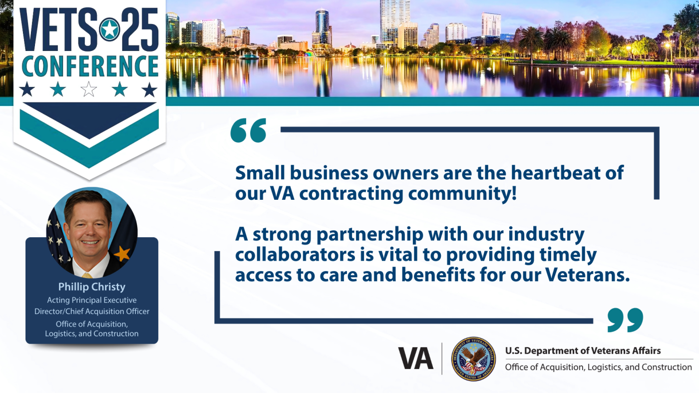 Veterans in VA contracting: A recap of the VETS25 Conference